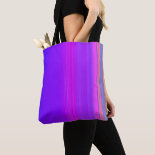 Bolsa Tote Saco de distribuição roxa (virado)