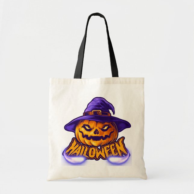 Bolsa Tote Saco de doces de Halloween (Frente)