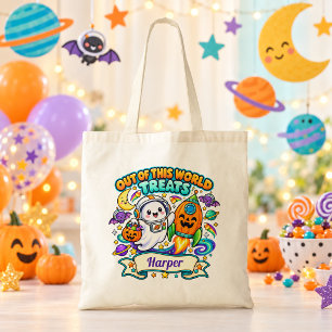Bolsa Tote Saco de Doces de Halloween do Space Ghost Kids