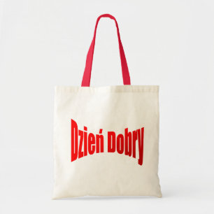 Bolsa Tote Saco de Dzien Dobry - lustre do "a sacola bom dia"