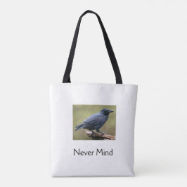 Bolsa Tote Saco de Edgar Allan Poe Corvo Não se Importa