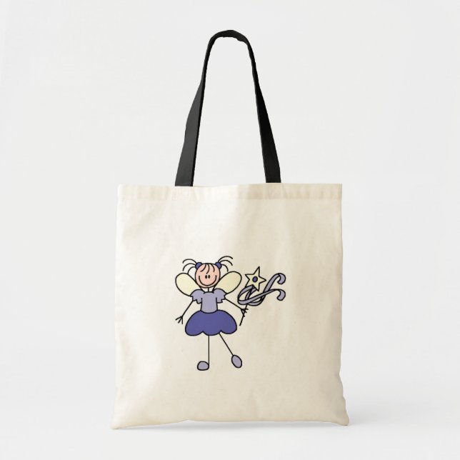 Bolsa Tote Saco de Fada com Pau de Lilás (Frente)