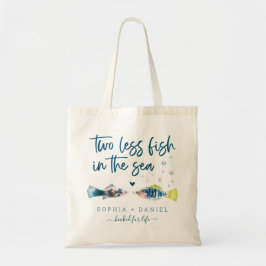 Bolsa Tote Saco de Favor de Casamento Duas Menos Peixes no Ma