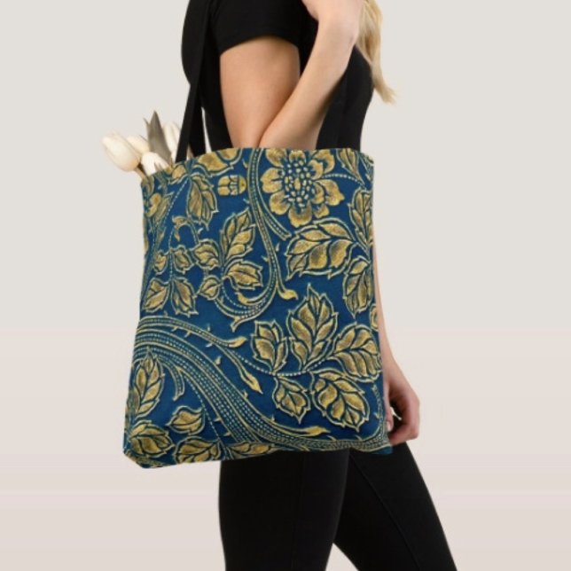 Bolsa Tote Saco de ferramenta Elegância do Flor do ouro (Criador carregado)