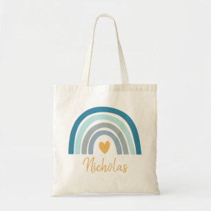 Bolsa Tote Saco de ferramentas azul-arco-íris personalizado