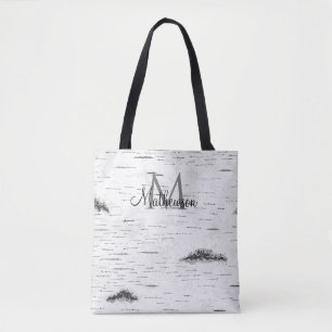 Bolsa Tote Saco de ferramentas da árvore Latido de aspen russ