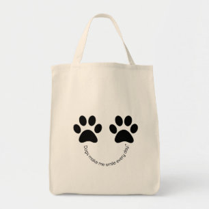 Bolsa Tote Saco de ferramentas da Canvas de impressão da pata
