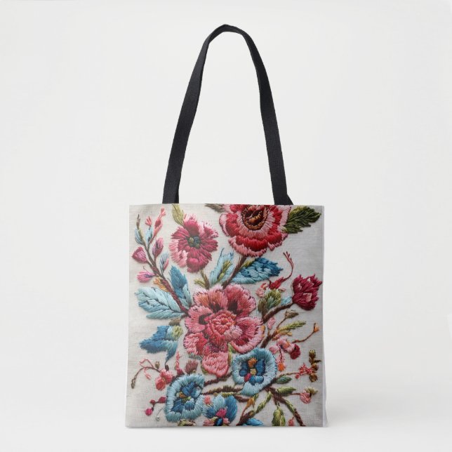Bolsa Tote Saco de ferramentas de Canvas grande para mulheres (Frente)