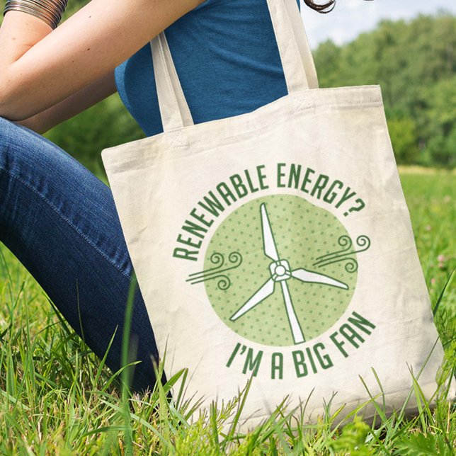 Bolsa Tote Saco de ferramentas de energia renovável (Criador carregado)