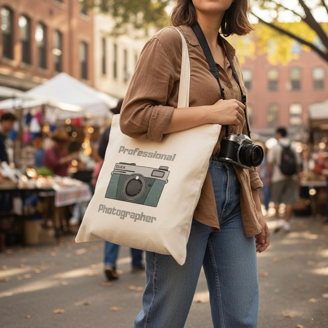 Bolsa Tote Saco de ferramentas de fotos da câmera fotográfica (Criador carregado)