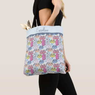 Bolsa Tote Saco de ferramentas de nome personalizado, Saco de