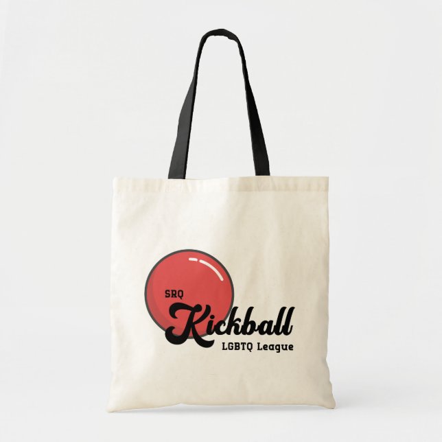 Bolsa Tote Saco de ferramentas do Kickball do SRQ (Frente)