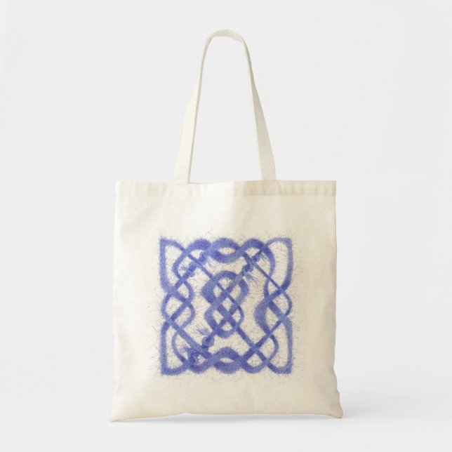 Bolsa Tote Saco de ferramentas do KNOT CELTIC VIOLET (Frente)