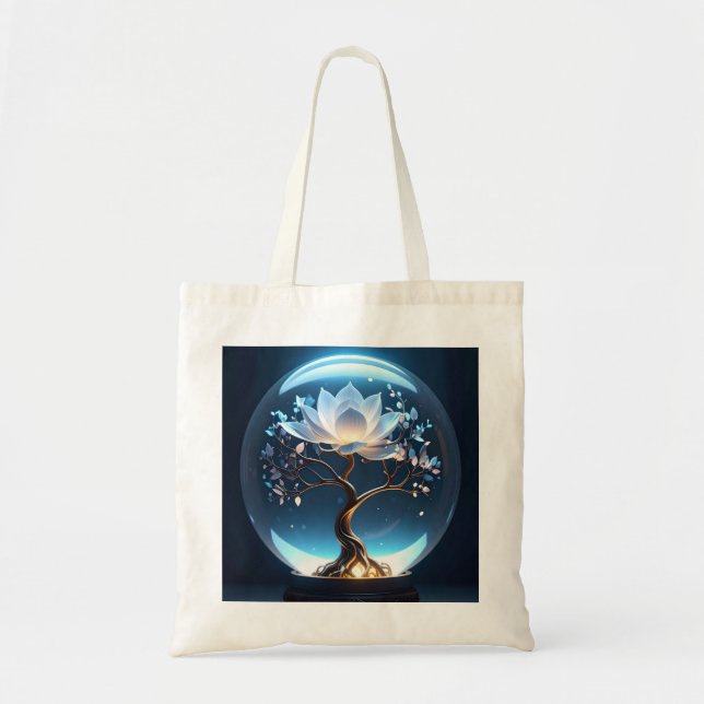 Bolsa Tote Saco de ferramentas do Lotus Globe (Frente)