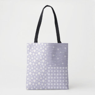 Bolsa Tote Saco de ferramentas do padrão de Lavanda do Primav