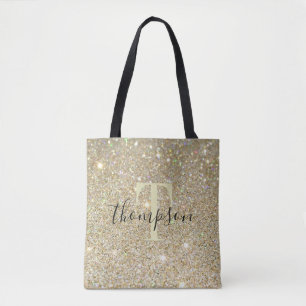 Bolsa Tote Saco de ferramentas Dourado brilhante personalizad