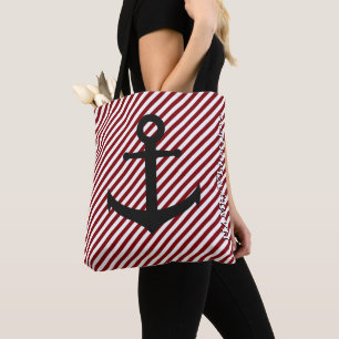 Bolsa Tote Saco de ferramentas HAMbWG - Vermelho/ Branco com