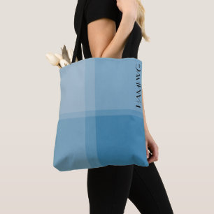 Bolsa Tote Saco de ferramentas HAMbWG - Xadrez azul