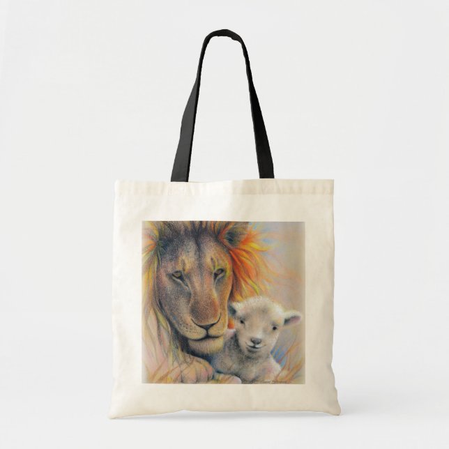 Bolsa Tote Saco de ferramentas "Lion & Lamb" (Frente)