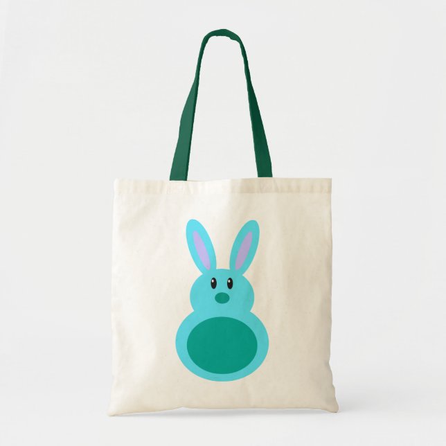 Bolsa Tote Saco de ferramentas Mini Coelhinho Aqua (Frente)