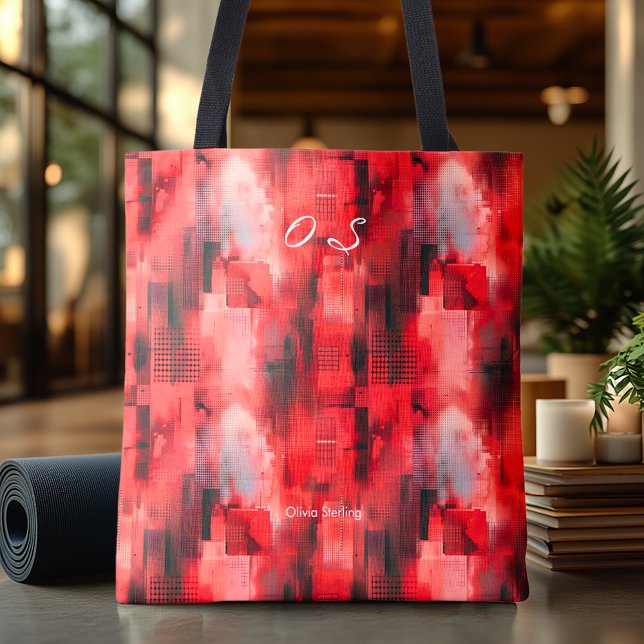 Bolsa Tote Saco de ferramentas personalizado com Abstrato ver (Criador carregado)