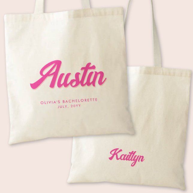 Bolsa Tote Saco de ferramentas personalizado da Festa de solt (Austin Bachelorette Party Tote Bag)