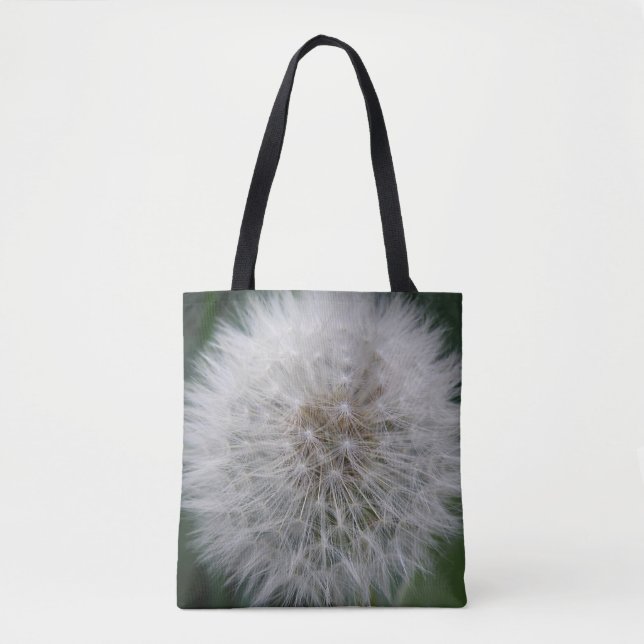 Bolsa Tote Saco de Flor de Dandelion para sementeira (Frente)
