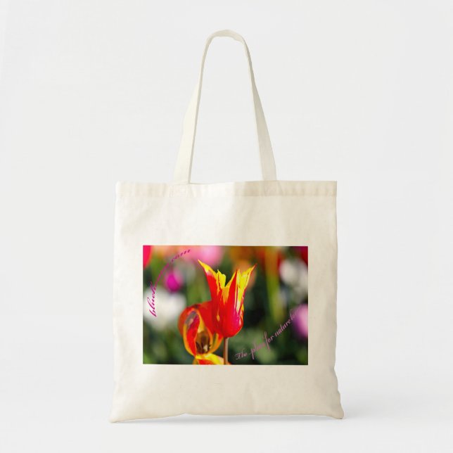Bolsa Tote saco de flores (Frente)