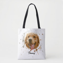 Bolsa Tote Saco de Foto de Animal de Estimação Personalizado 