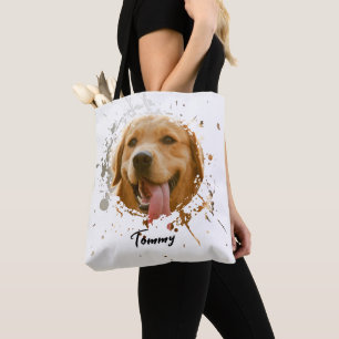 Bolsa Tote Saco de Foto de Animal de Estimação Personalizado
