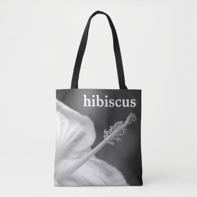 Bolsa Tote Saco de Hibisco (Frente)