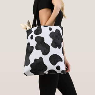 Bolsa Tote Saco de Impressão de Vaca   Acessório de fantasia 