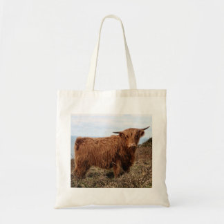 Bolsa Tote Saco de Impressão de Vaca do Highland