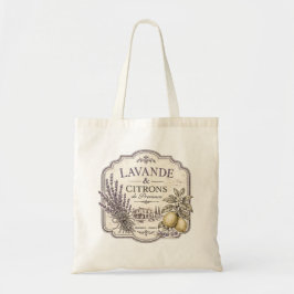 Bolsa Tote saco de lavanda e limões 