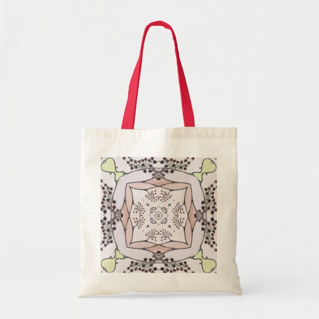 Bolsa Tote Saco de Le Pequeno Fleurettes (Frente)