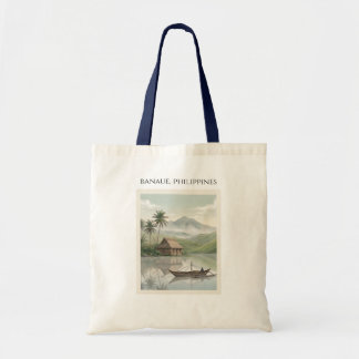 Bolsa Tote Saco de lembrança das Filipinas Banaue Rice Terrac
