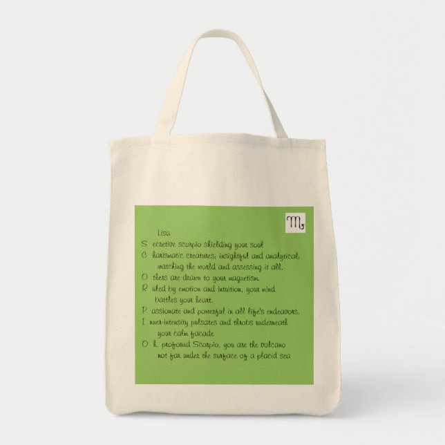 Bolsa Tote saco de lisa (Frente)