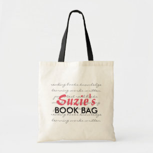 Bolsa Tote Saco de livro conhecido feito sob encomenda -
