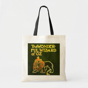 Bolsa Tote Saco de livro Cowardly maravilhoso do leão de