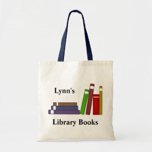 Bolsa Tote Saco de livro da biblioteca (nome)