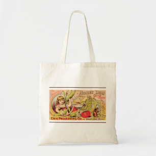 Bolsa Tote Saco de livro da etiqueta do vintage