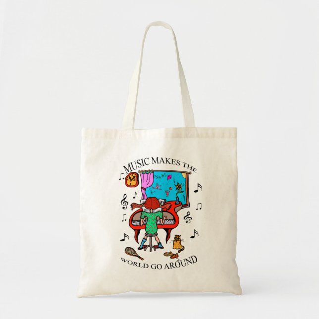 Bolsa Tote Saco de livro de criança (Frente)