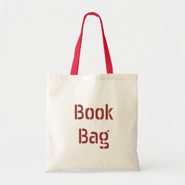 Bolsa Tote Saco de livro - deixe todos saber o que você está (Frente)