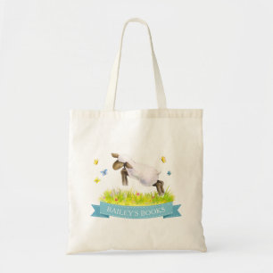 Bolsa Tote Saco de livro irrisório de salto do nome da arte