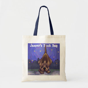 Bolsa Tote Saco de livro pessoal bonito do cão de cão