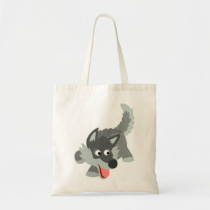 Bolsa Tote Saco de Lobo da Caricatura Curiosa
