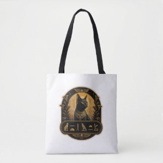 Bolsa Tote Saco de Lona de Gato Sphynx Estética Egípcia⁠