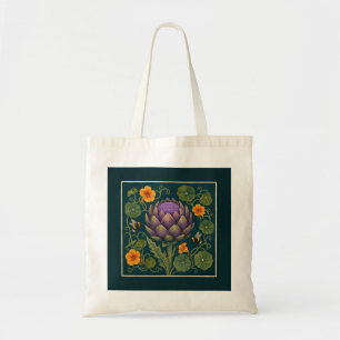 Bolsa Tote Saco de Lona de Jardim de Mercado Alcachofra Abelh