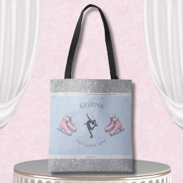 Bolsa Tote Saco de Lona para Patinação no Gelo de Menina Boni