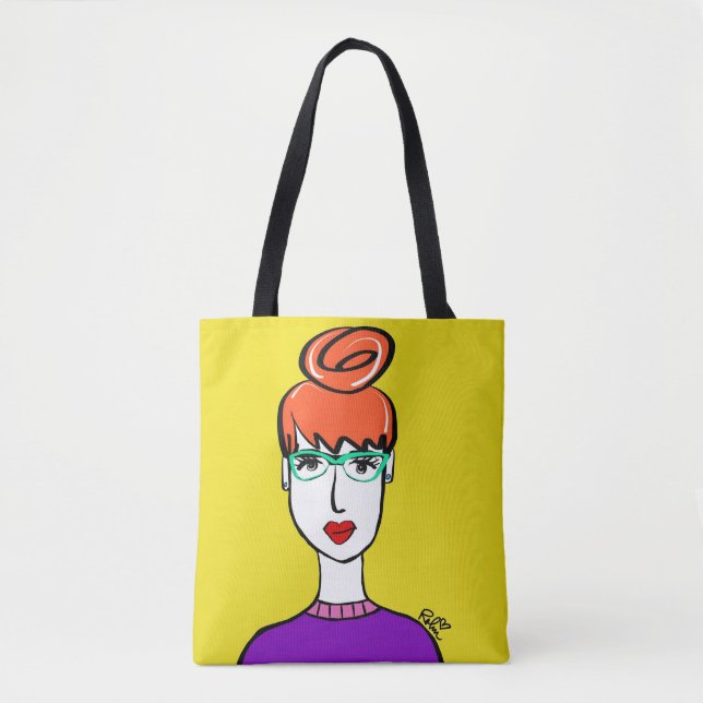 Bolsa Tote Saco de Lona Pebbles (Frente)